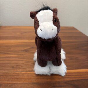Webkinz Clydesdale Horse plushie (plush only, no codes)